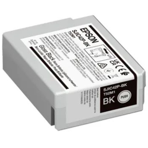 Epson SJIC42P Black (C13T52M140) - Картридж для EPSON ColorWorks C4000e BK, 50мл