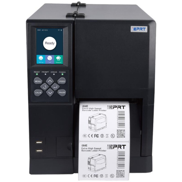 Промышленный принтер для печати наклеек IDPRT iX4E (203 dpi,USB+USB HOST+RS232+Ethernet)