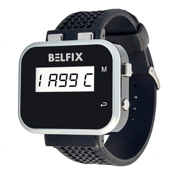 Пейджер-часы BELFIX-P02BK для официантов, персонала и систем вызова