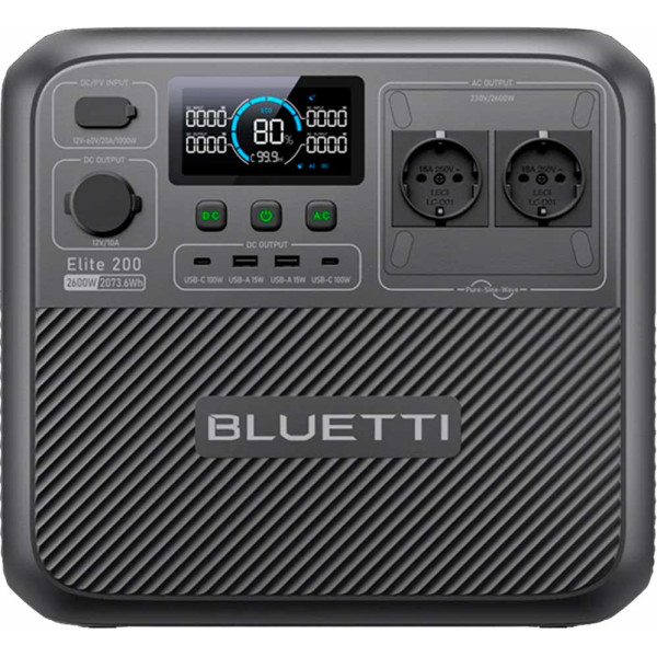 Зарядная станция BLUETTI Elite 200 V2 Portable Power Station 2600W 2073Wh Зарядная станция BLUETTI Elite 200 V2 Portable Power Station 2600W 2073Wh