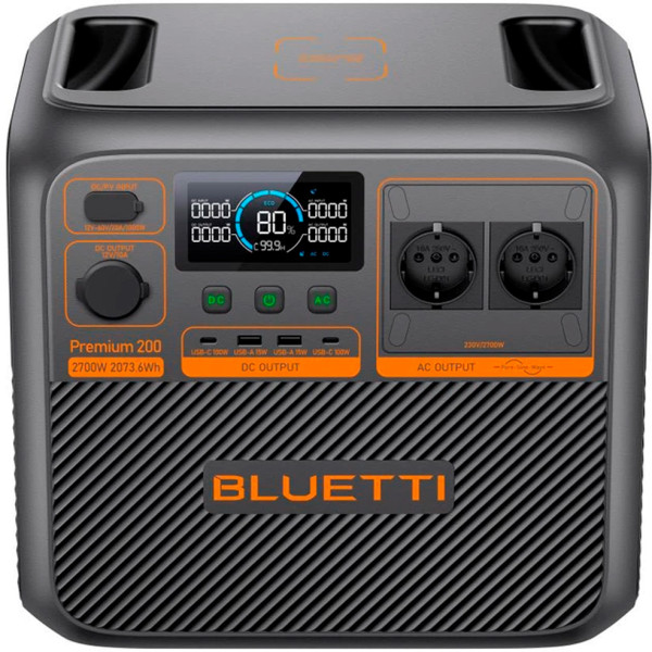 Зарядная станция BLUETTI Premium 200 V2 Portable Power Station 2700W 2073Wh Зарядная станция BLUETTI Premium 200 V2 Portable Power Station 2700W 2073Wh