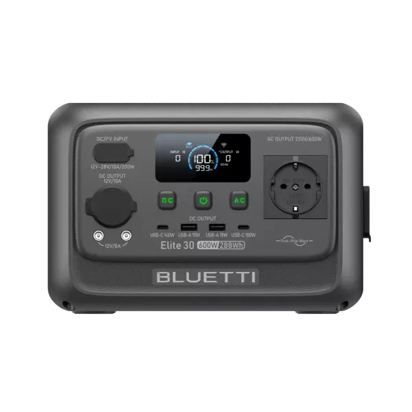 Зарядна станція BLUETTI Elite 30 V2 Portable Power Station | 600W 288Wh