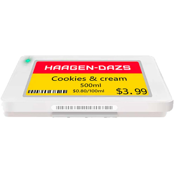 Электронный ценник EA-21S ESL 2.13 дюйма, цветной e-ink дисплей, беспроводной 2.4 GHz