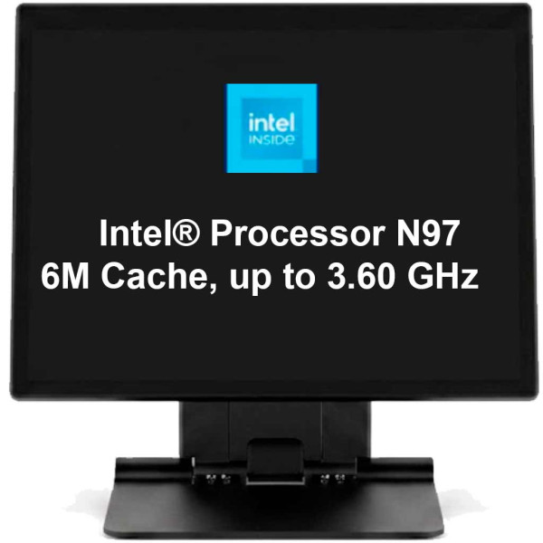 Сенсорный моноблок ASAP POS KM150W6 (N97, 8/256Gb)