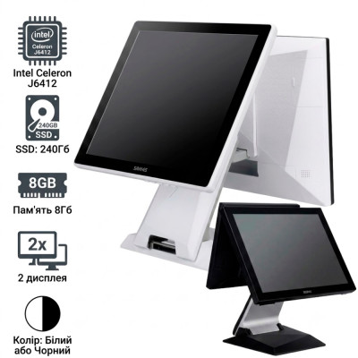 Двухэкранный POS-моноблок Sam4s SAPPHIRE S560