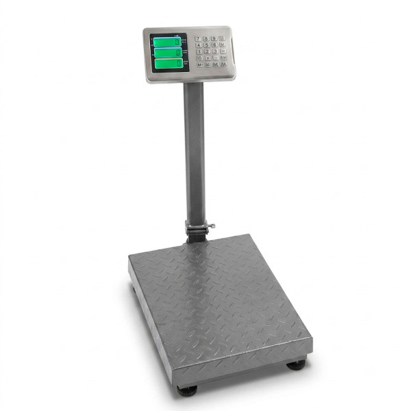 Товарные весы Центровес ВПЕ-405-150ДВЕ 150 кг с LCD-дисплеем и расчетом стоимости.