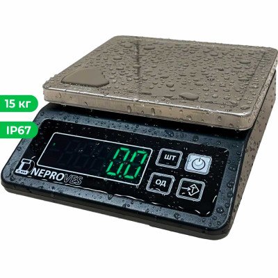 Профессиональные влагозащищенные весы ВТД-W до 15 кг. Профессиональные влагозащищенные весы ВТД-W до 15 кг.