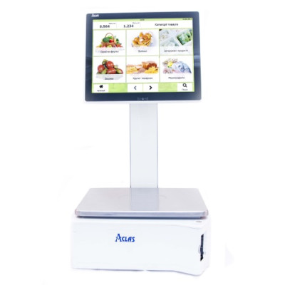 Сенсорні ваги самообслуговування Aclas TS5GX (TS5) маркування продуктів до 15 кг Сенсорні ваги самообслуговування Aclas TS5GX (TS5) маркування продуктів до 15 кг