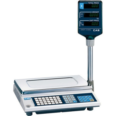 Весы торговые электронные CAS AP-EX со стойкой 15 кг