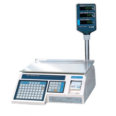 Ваги торгові з друком етикетки CAS LP15R v1.6 Ethernet 15 кг Ваги торгові з друком етикетки CAS LP15R v1.6 Ethernet 15 кг