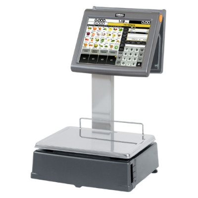 Ваги сенсорні самообслуговування Dibal D-955 DС з двома дисплеями до 15 кг Ваги сенсорні самообслуговування Dibal D-955 DС з двома дисплеями до 15 кг