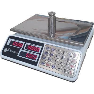 Весы торговые Днепровес ВТД-ЕЛ1 без стойки на 6/15/30 кг