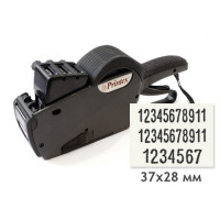 Трехстрочный этикет-пистолет Printex 3728 (11-11-7), 29 символов, 37х28 мм Трехстрочный этикет-пистолет Printex 3728 (11-11-7), 29 символов, 37х28 мм
