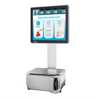 Сенсорные весы самообслуживания  DIGI SM-5300 BS 19' с печатью чека до 15 кг