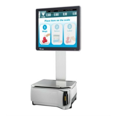 Сенсорні ваги самообслуговування DIGI SM-5300 BS 19' з друком чека до 15 кг