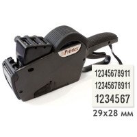 Трехстрочный этикет-пистолет Printex 2928 (11А-11А-7), 29 символов, 29х28 мм