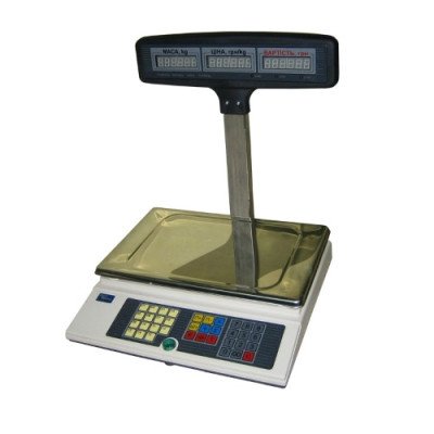 Ваги електронні торгові ВТА-60/15-5D-T-AC Промприлад на 15 кг