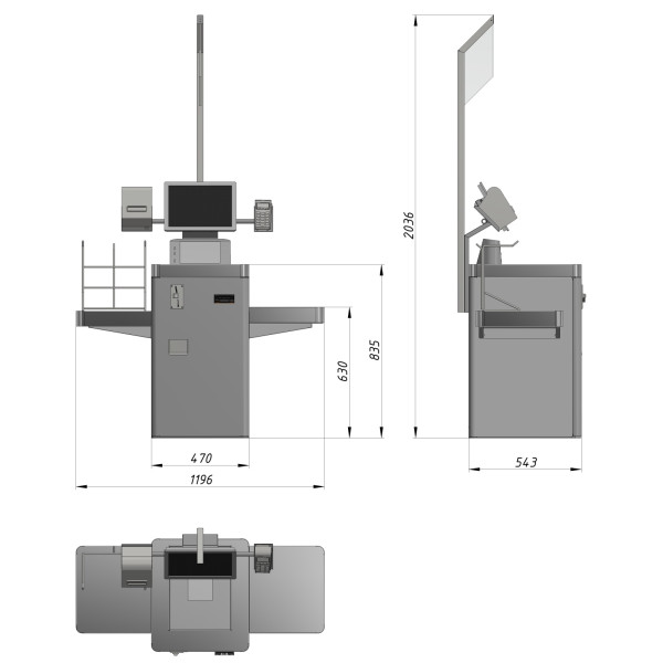 Каса самообслуговування УКБ TM