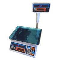 Ваги торгові з бортіком ВТЕ-Центровага-15Т2ДВ-Н-Б з акумулятором до 15кг Ваги торгові з бортіком ВТЕ-Центровага-15Т2ДВ-Н-Б з акумулятором до 15кг