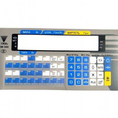 Клавиатура для Digi SM300B пленочная