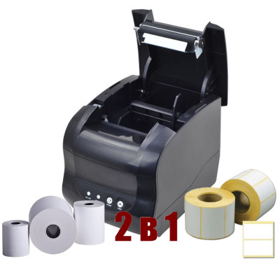Принтер етикеток та чеків Xprinter XP-365B Принтер етикеток та чеків Xprinter XP-365B