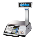 Весы торговые с печатью этикеток CAS CL-5200-P на 15 кг