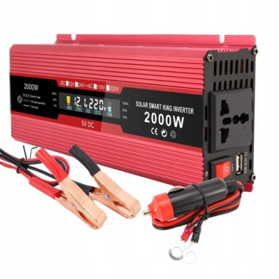 Інвертор перетворювач 12V/220V - XY2000