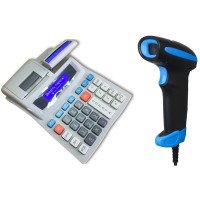 Касовий апарат Екселліо DP-15 + 2D сканер штрих-кодів ПОРТ HC-10