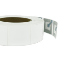 Радіочастотна етикетка 40 x 40 мм захисна біла