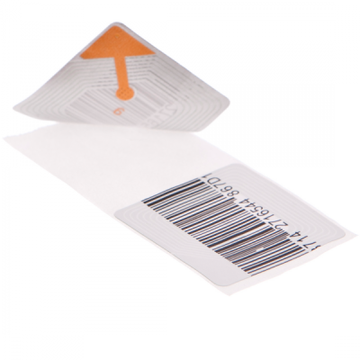 Етикетка для заморожування радіочастотна 40 x 40 мм захисна зі штрих-кодом