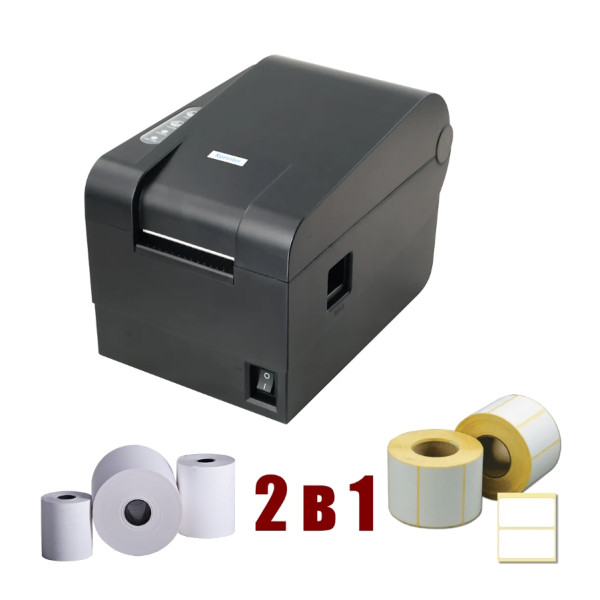 Принтер етикеток та чеків Xprinter XP-243B