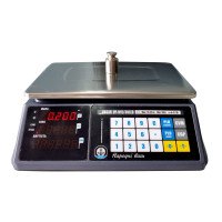 Весы торговые без стойки Вагар VP-N RS-232 LED с подключением к кассе