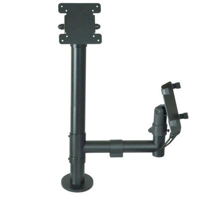 Стійка тримач обладнання (вісь, кріплення для монітора, кріплення для банківського терміналу)