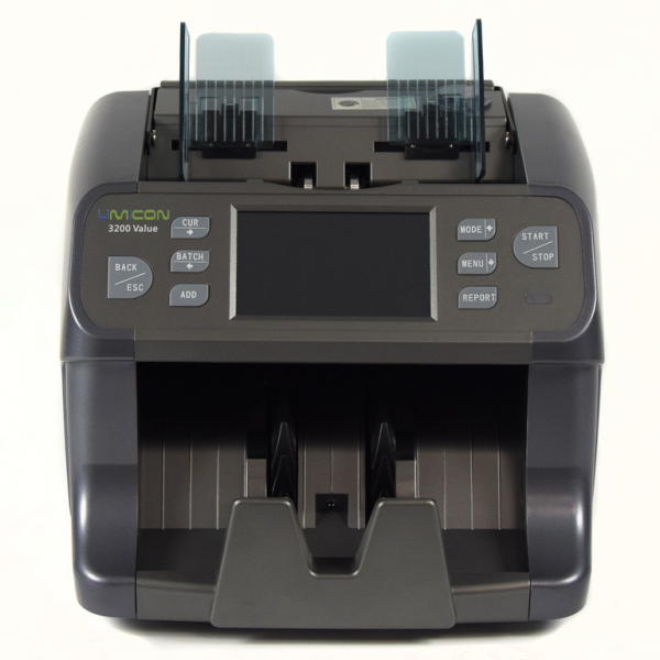 Лічильник банкнот Umicon 3200 Value з визначенням номіналу купюри