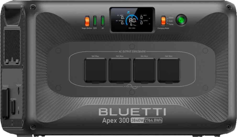 Зарядна станція BLUETTI Apex 300, 3840 Вт, 2764,8 Вт·год